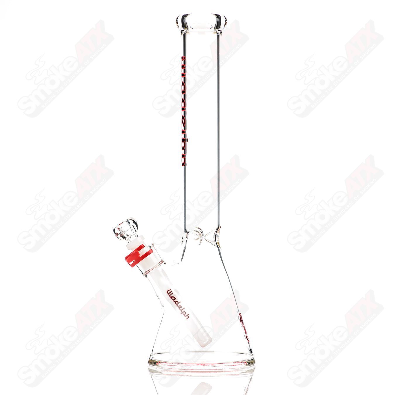 45mm Black/Red 15" Beaker Illadelph - Smoke ATX