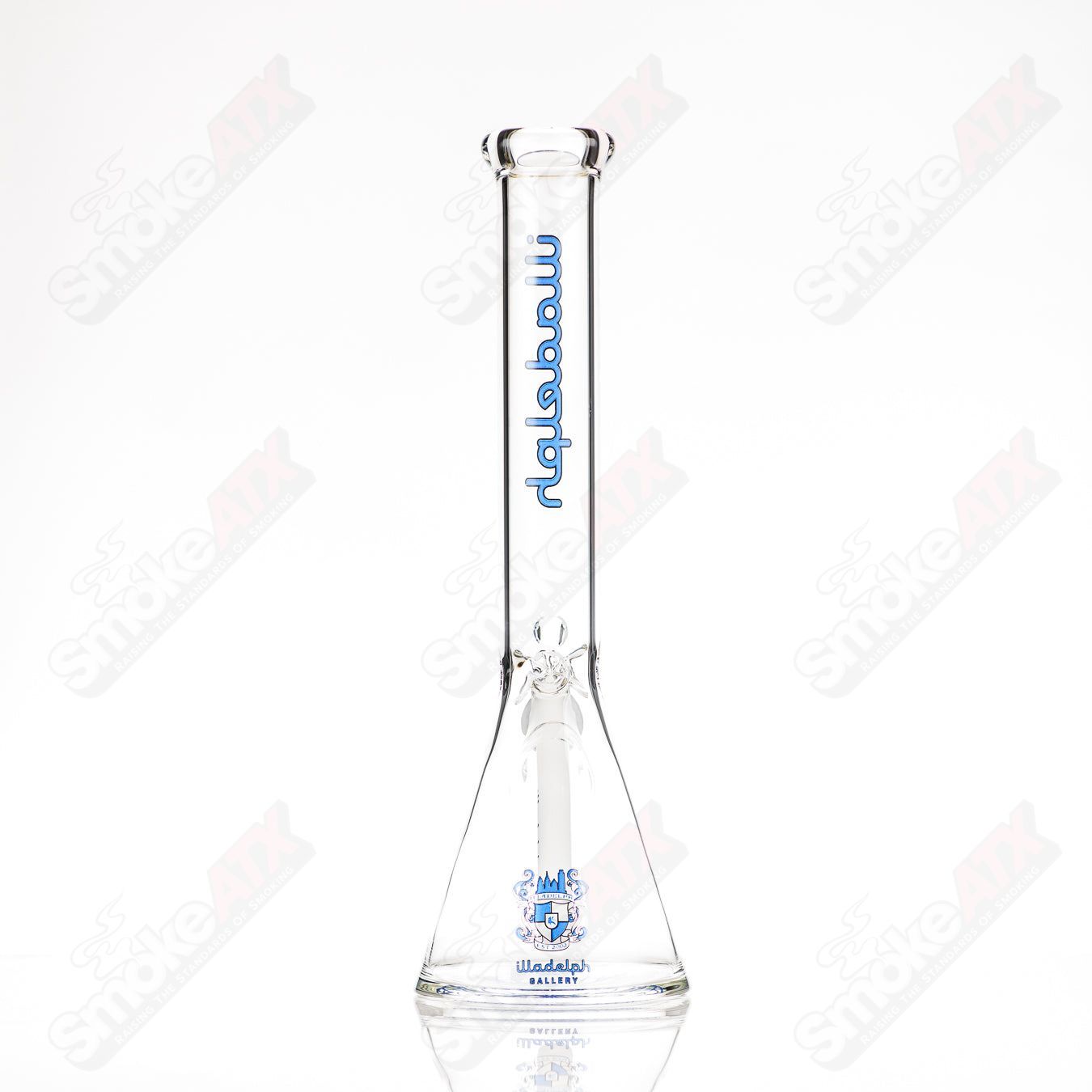 45mm Navy Blue 15" Beaker Illadelph - Smoke ATX