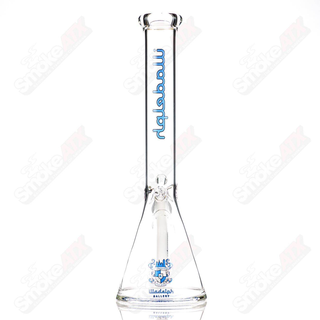 45mm Navy Blue 15" Beaker Illadelph - Smoke ATX