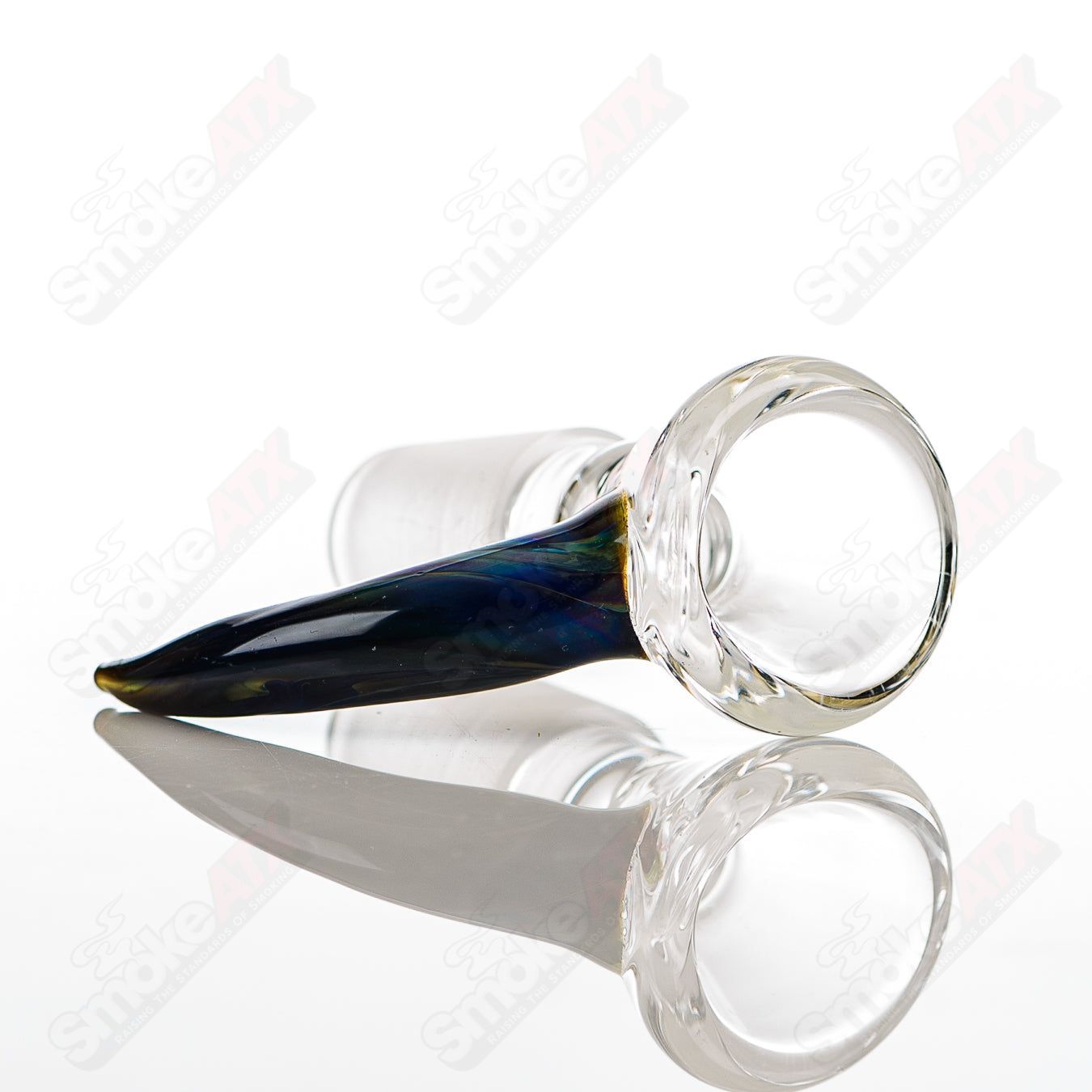 17in 50x5mm Color Inline (Blue Green) Texas Tubes - Smoke ATX