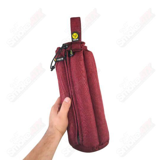 Vatra Bags Woven Burgundy V31 12"x5" Tube Bag - Smoke ATX