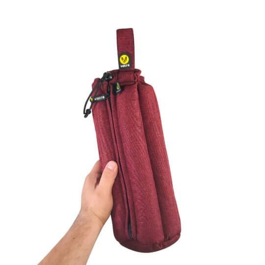 Vatra Bags Woven Burgundy V31 12"x5" Tube Bag - Smoke ATX