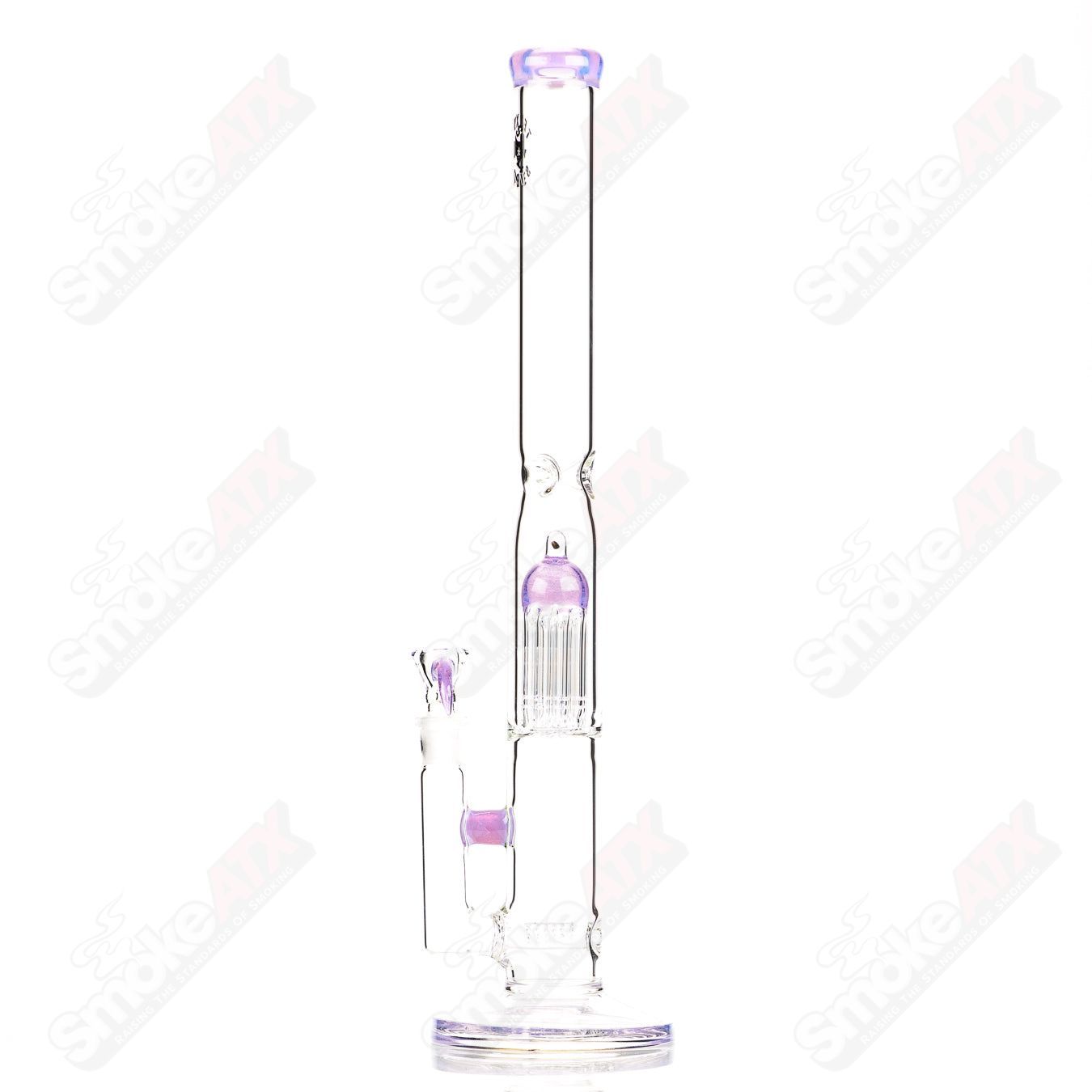 20in 18mm Stemline 8 Arm (Pink Slyme) Texas Tubes - Smoke ATX