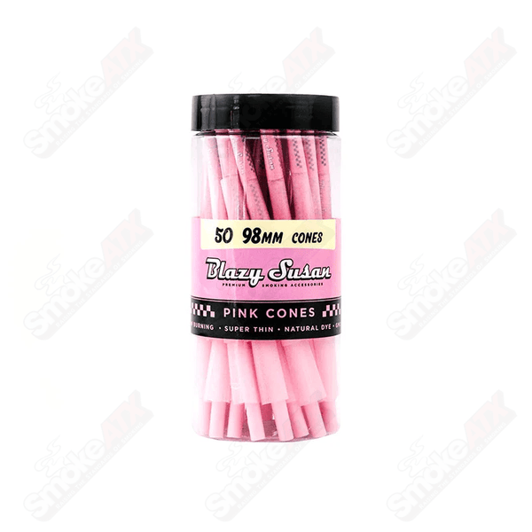 50ct 98mm Pink Cones Blazy Susan - Smoke ATX