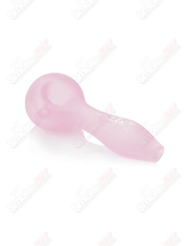 4in Pink  Sandblasted Spoon Grav Labs - Smoke ATX