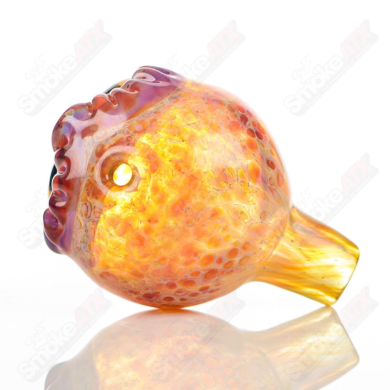 #1 Spotted Owl Carb Cap Four Winds Flameworks - Smoke ATX