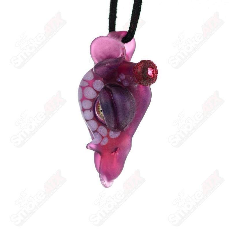 Giraffe Pendant Robertson Glass Royal Jelley and Wisteria - Smoke ATX