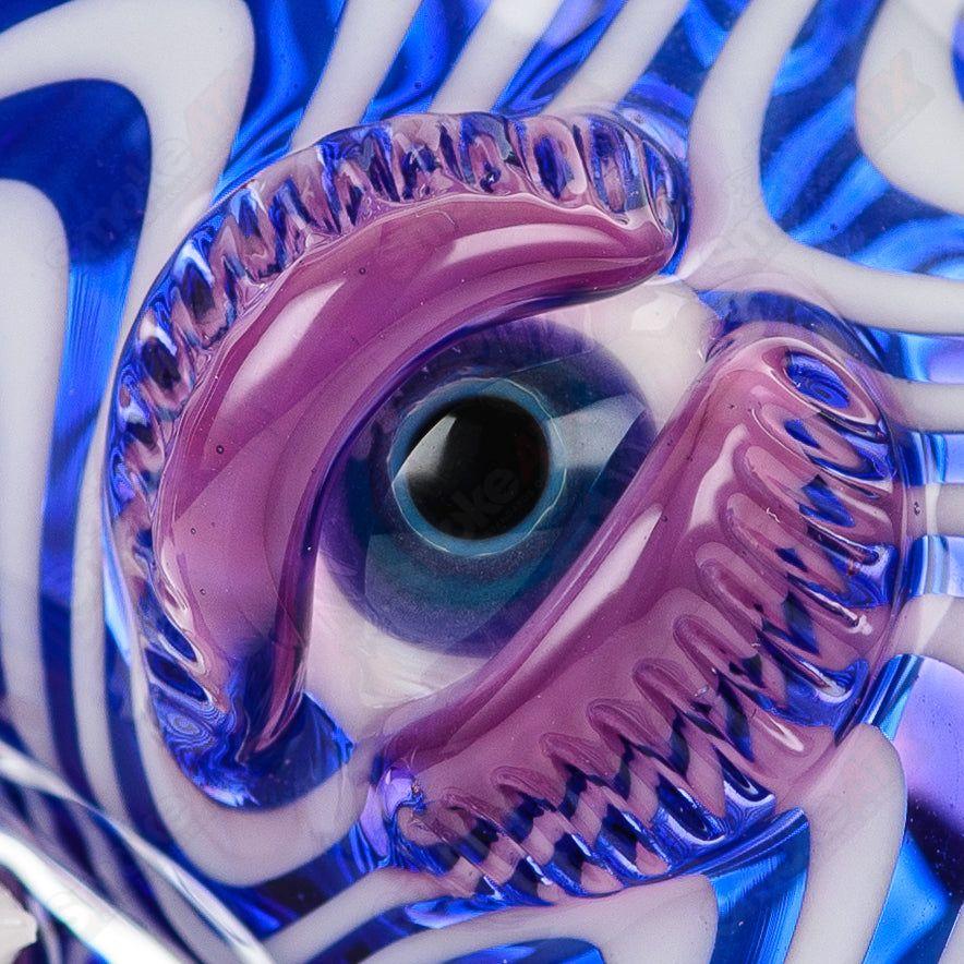 Sherlock (Cobalt Blue/Star White/Royal Jelly) Galactic Glass x SALT - Smoke ATX