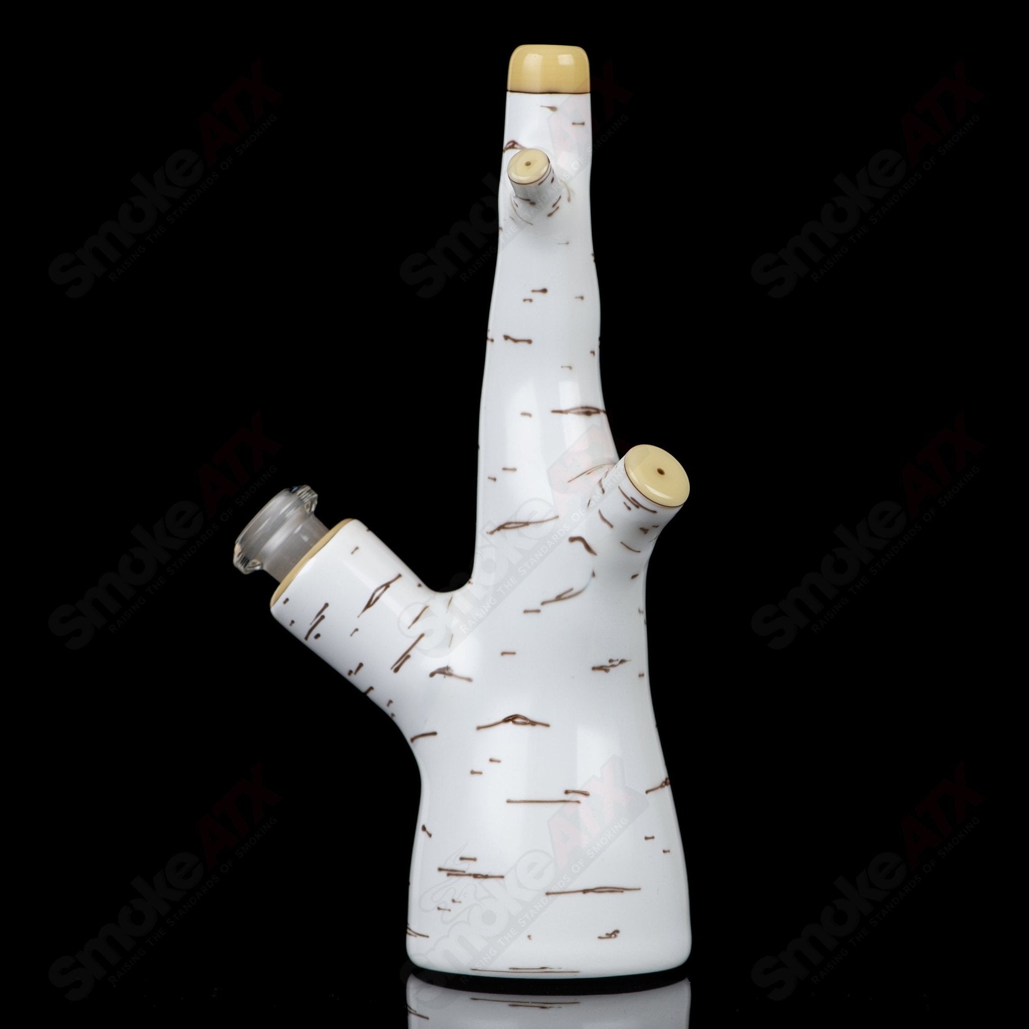 5 10mm Birch Tube Foster Glass - Smoke ATX