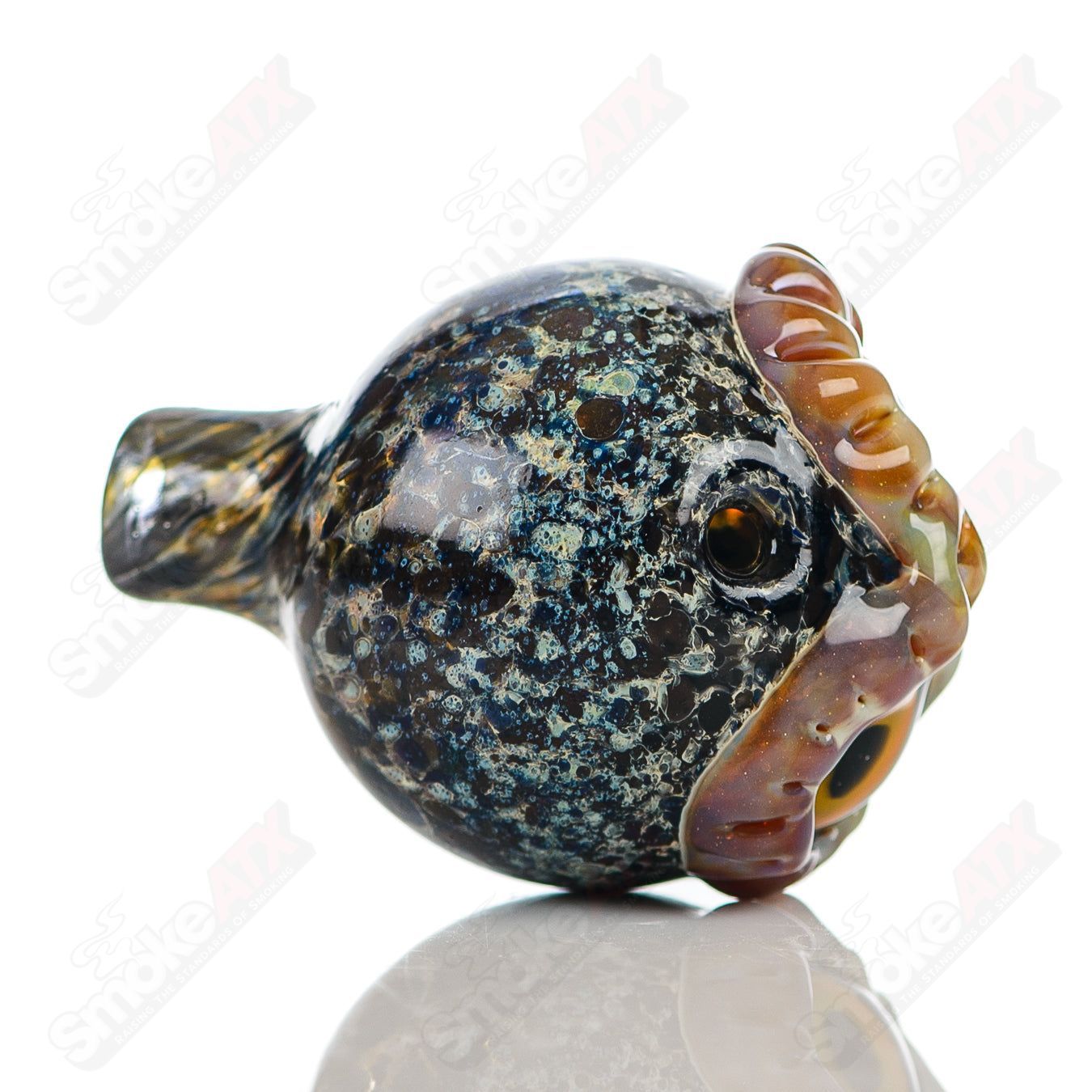 5 Spotted Owl Carb Cap Four Winds Flameworks - Smoke ATX