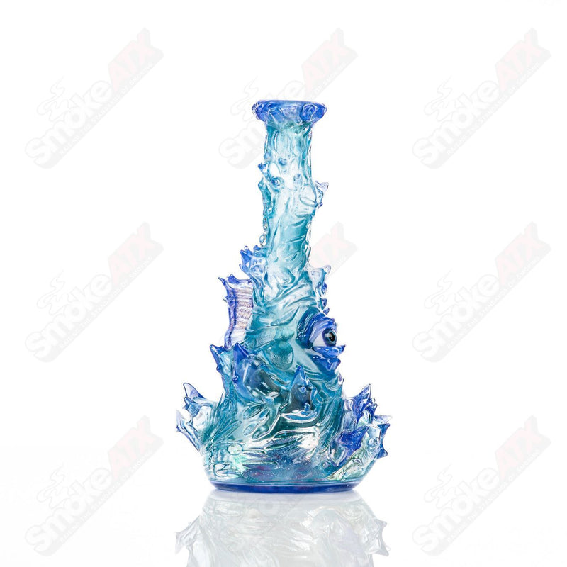 Salty Ocean Wave Ripcurl -  GlassbyNobody & SALT Glass - Smoke ATX