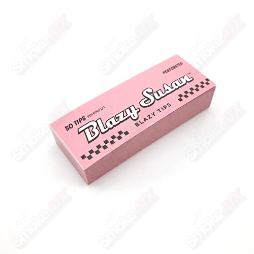 50ct Pink Rolling Tips Blazy Susan - Smoke ATX