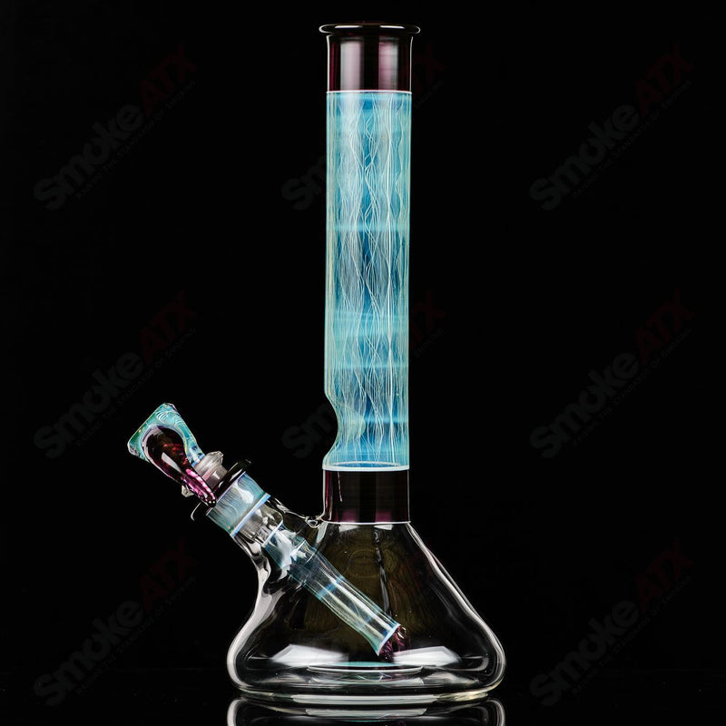 Tube (Gold Amethyst/ White Lotus/ Neptune) w Bowl Indo x GD - Smoke ATX