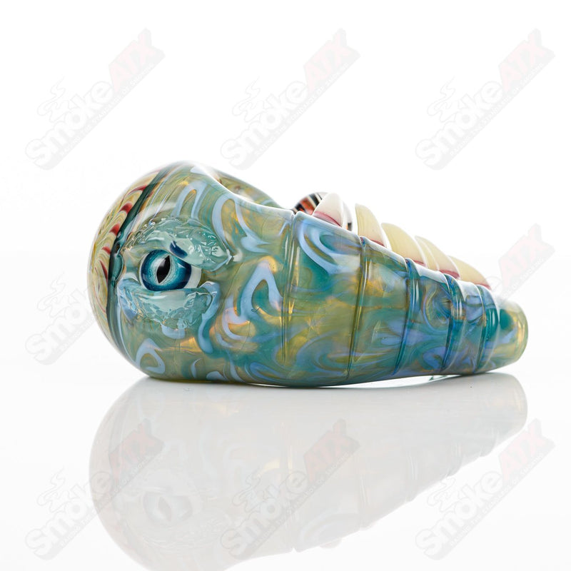 Dry Pipe (Dichroic Swirl Marble) Galactic Glass x SALT - Smoke ATX