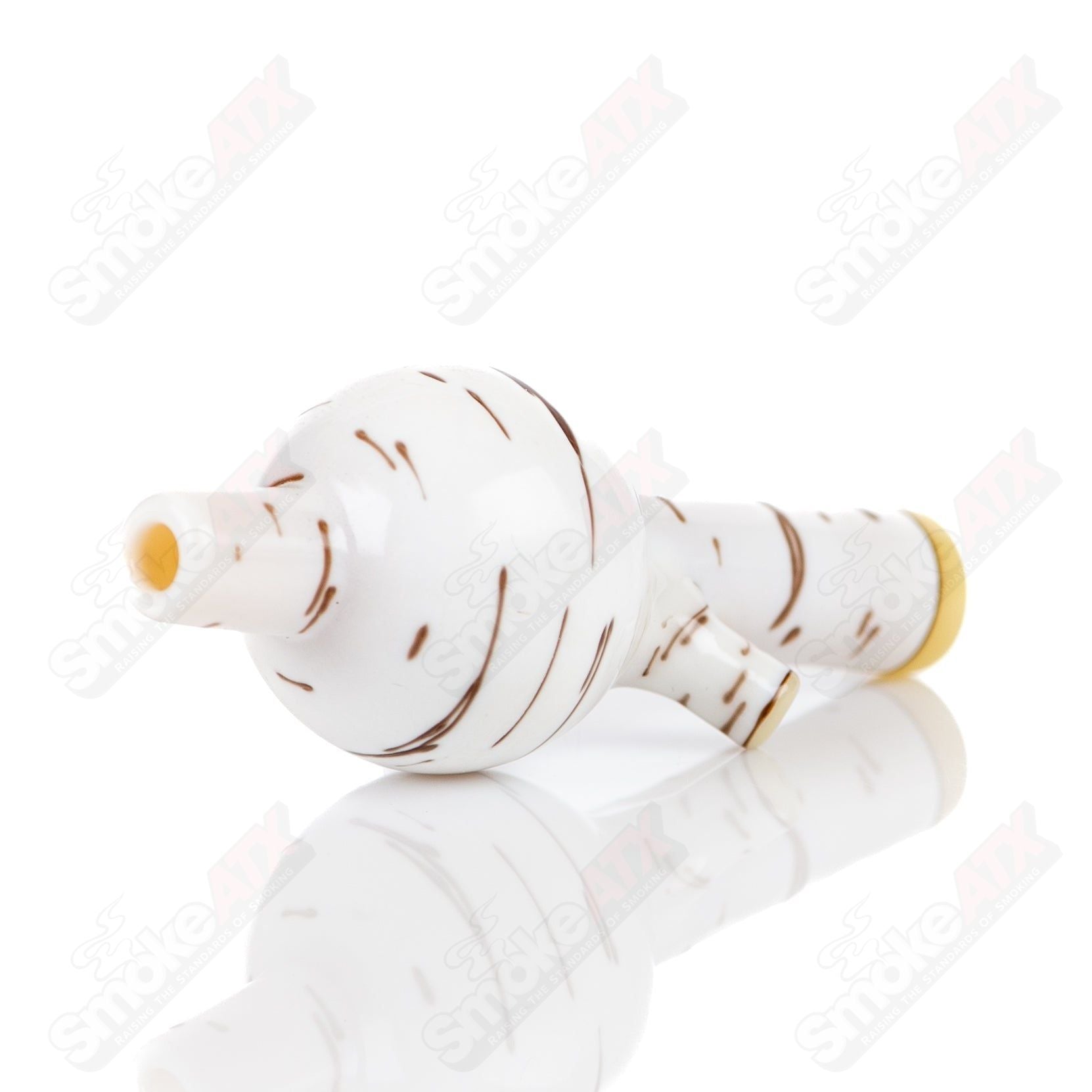 #6 Birch Carb Cap Foster Glass - Smoke ATX