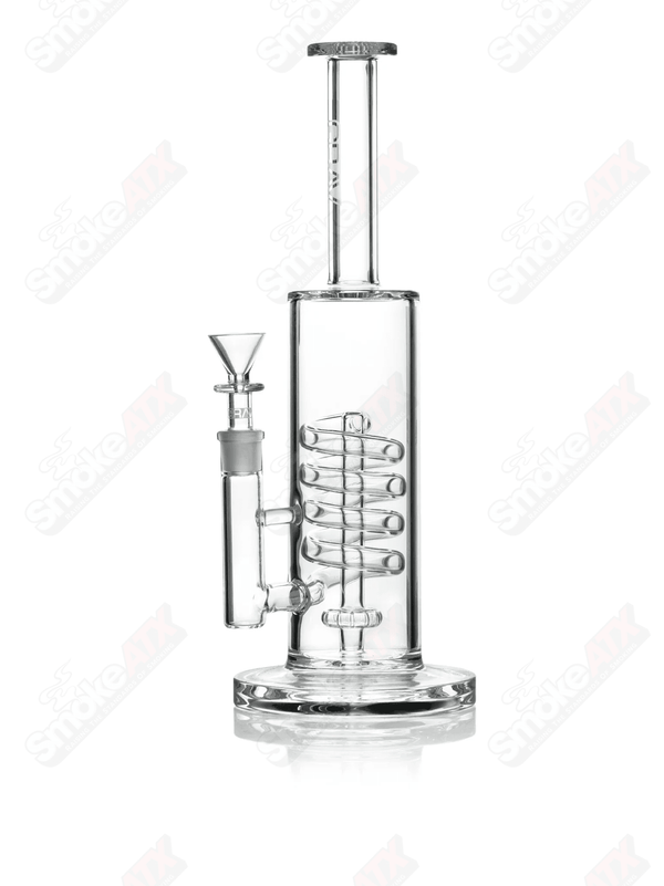 Clear Coil Showerhead Waterpipe Grav - Smoke ATX