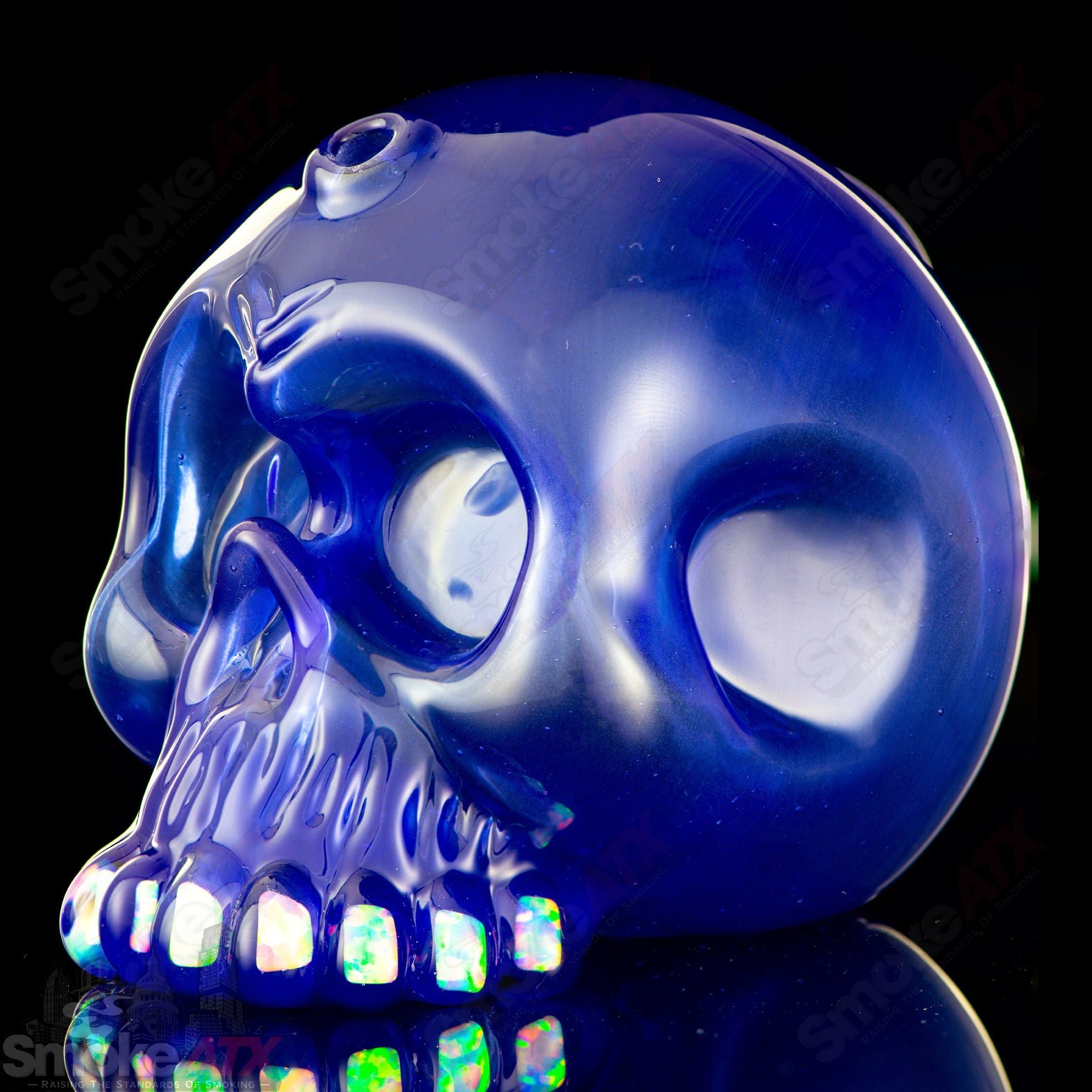 10mm Brilliant Blue One Skull Shredder Carsten Carlile - Smoke ATX