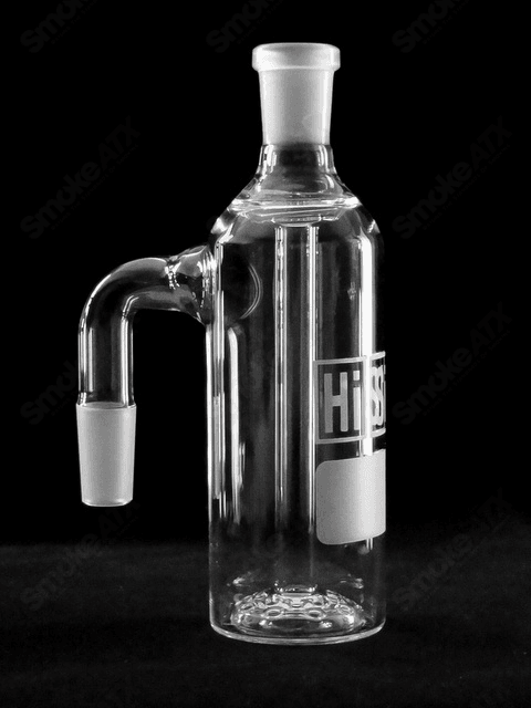 14mm U Arm Ashcatcher HiSi Glass - Smoke ATX