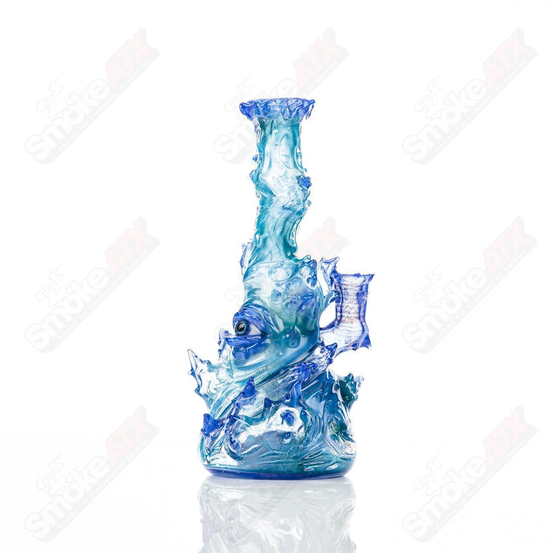 Salty Ocean Wave Ripcurl -  GlassbyNobody & SALT Glass - Smoke ATX