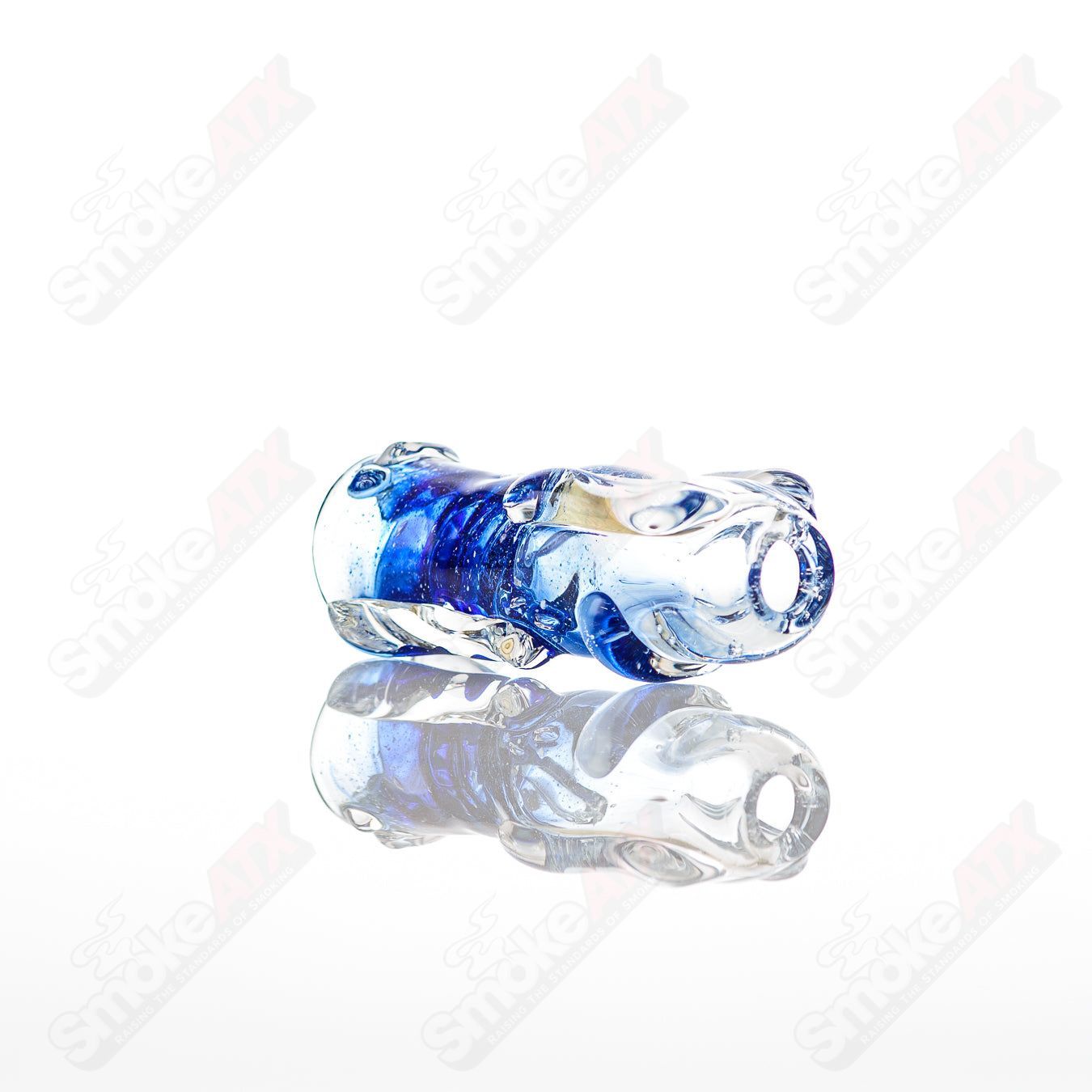 #23 Large Chillum Glass by Nobody - Smoke ATX