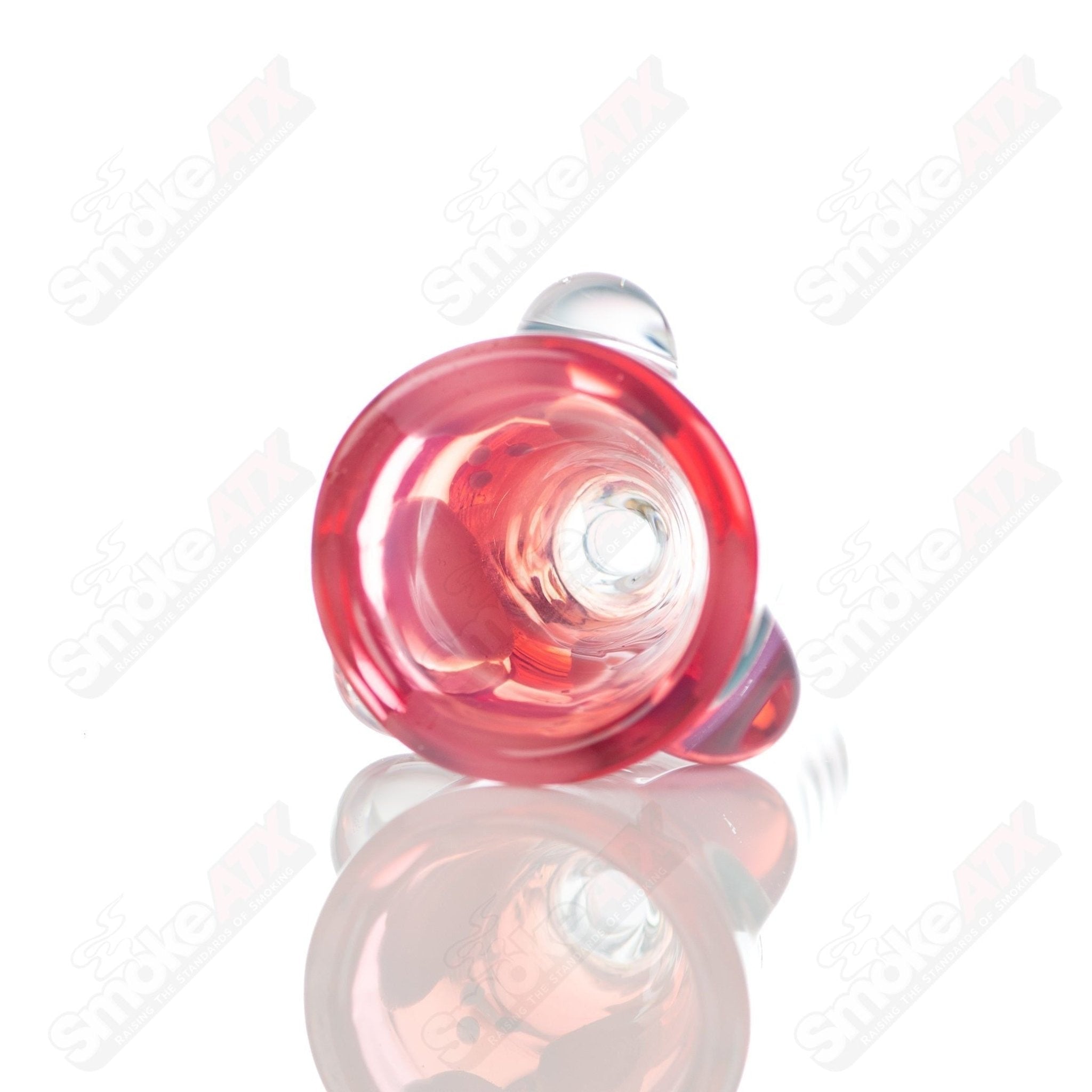 6 18mm Leopard Print Martini Bowl w Dots Adventures In Glass Blowing - Smoke ATX