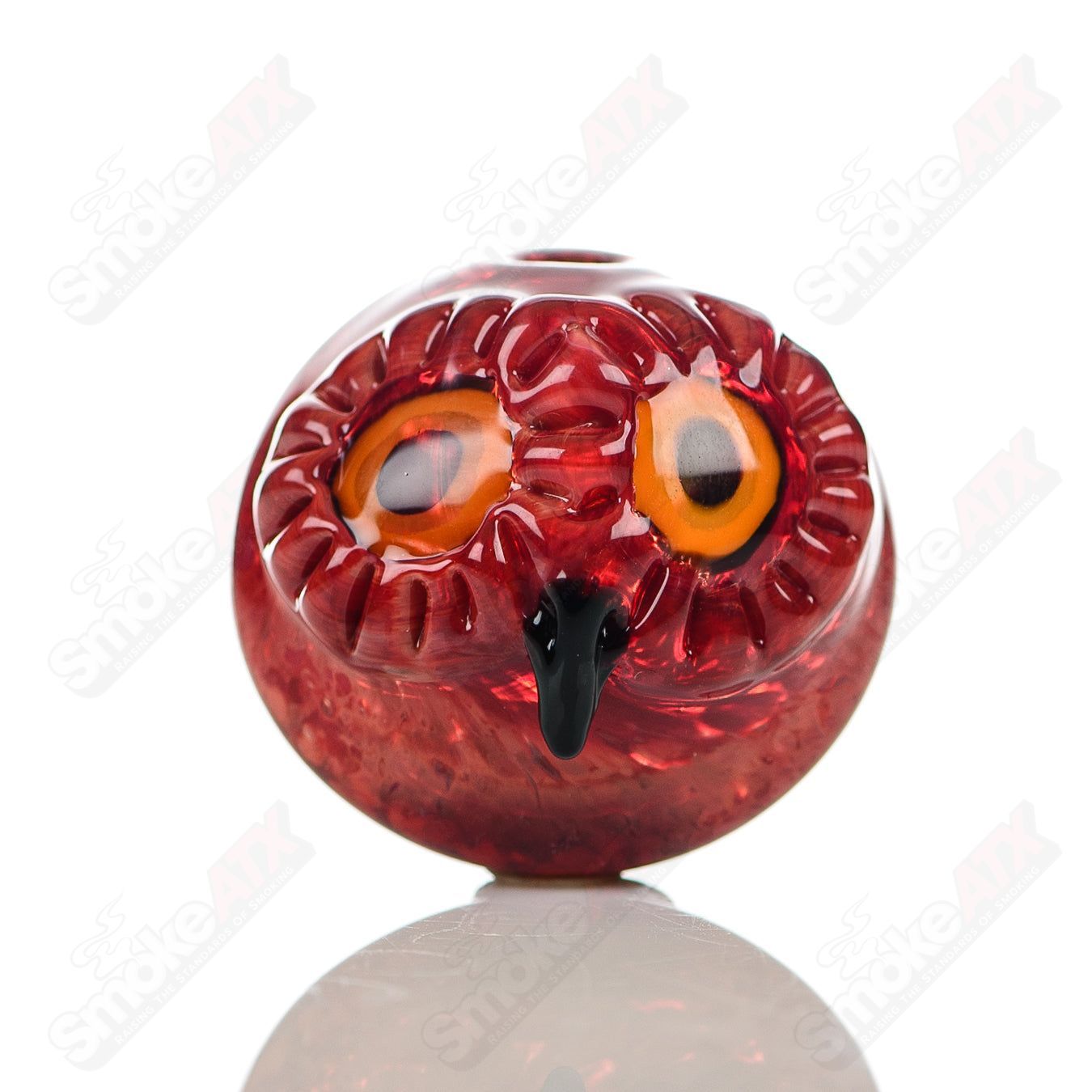 6 Spotted Owl Carb Cap Four Winds Flameworks - Smoke ATX