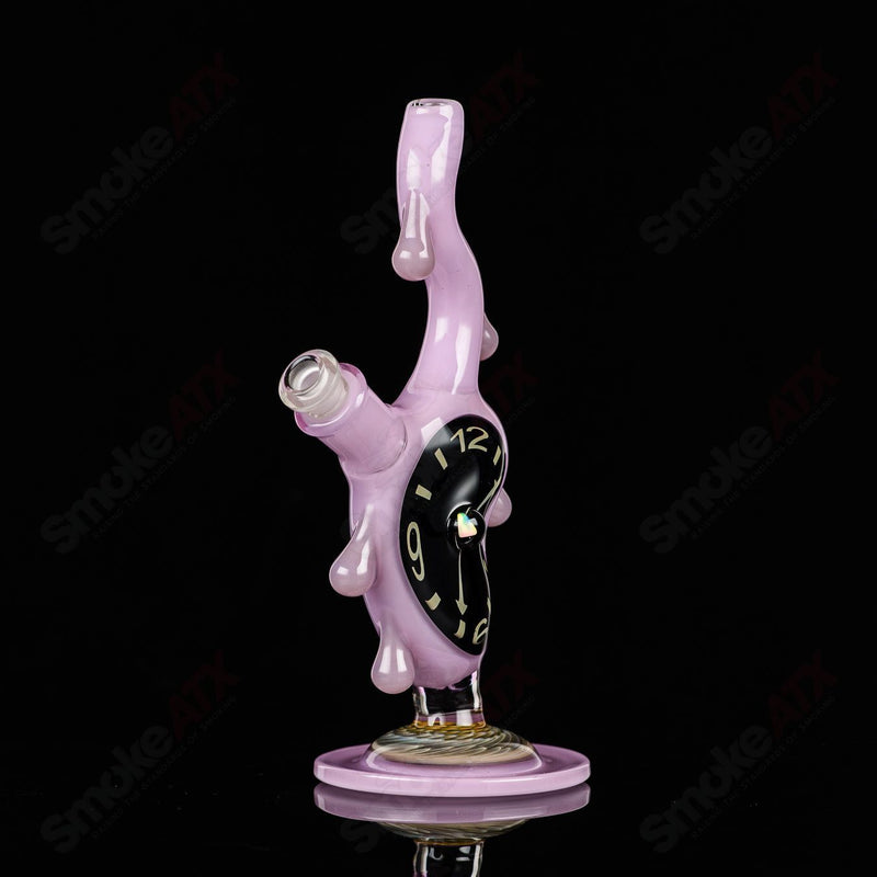 #1 Dali Melting Clock Rig w Opal Accent by Scoby Glass