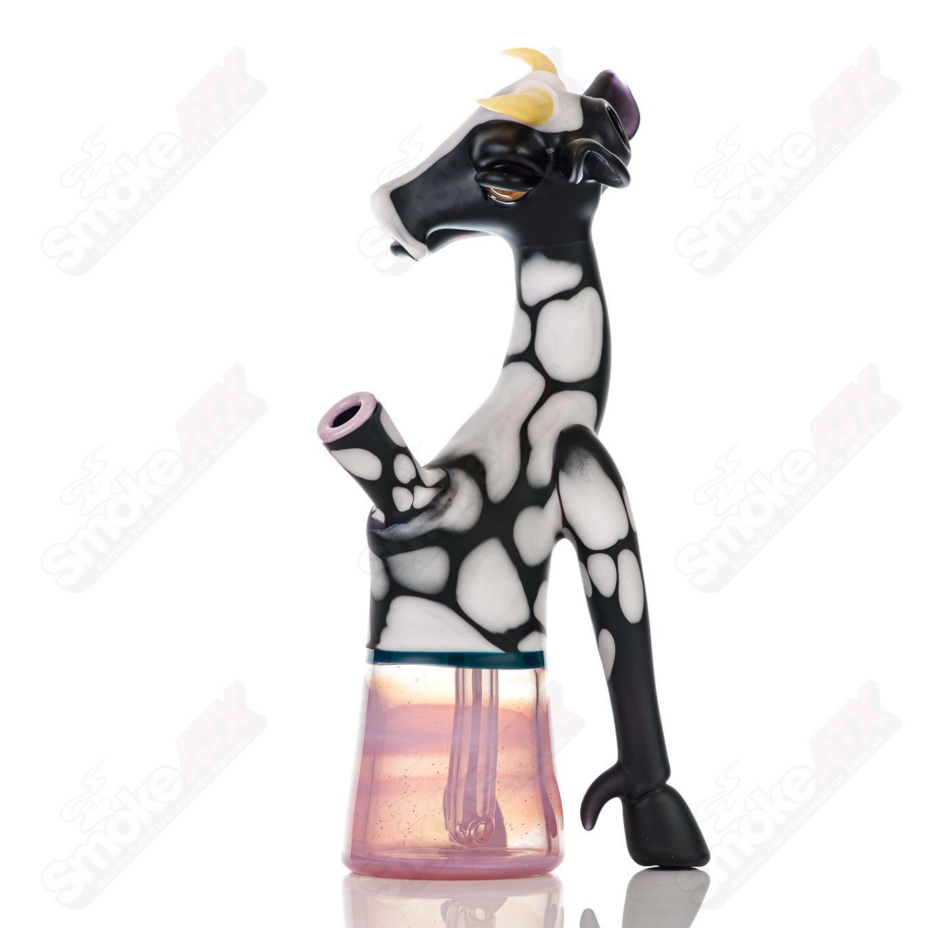 Sitting Cow Rig by Robertson Glass - Smoke ATX