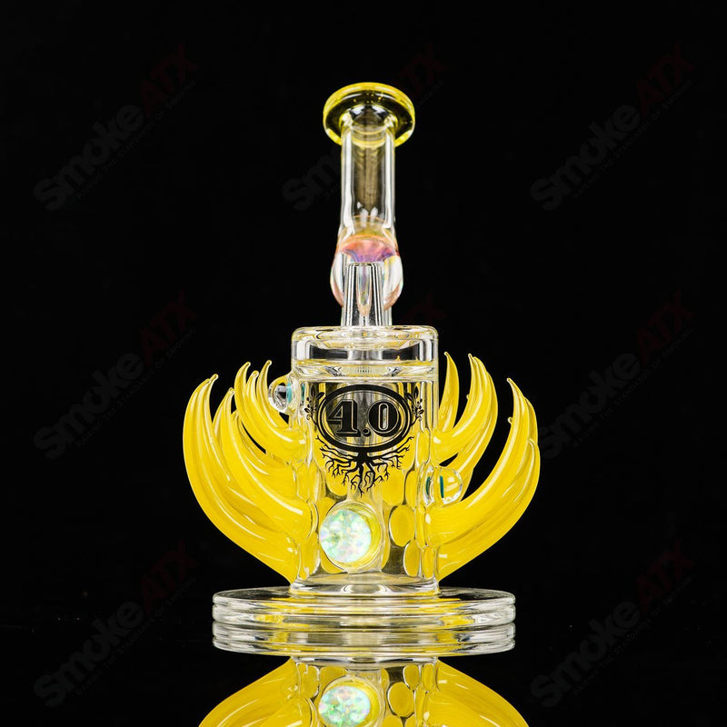 Horned Rig (4.0 Lemondrop ) E.Ross x Freeek Glass - Smoke ATX