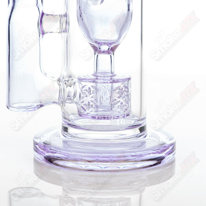 8in 14mm Taurus Incycler Fat Boy Glass Gemini - Smoke ATX