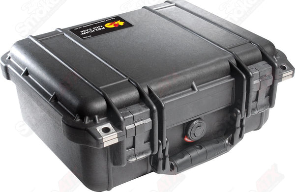 1400 Black Pelican Case W/ Foam - Smoke ATX