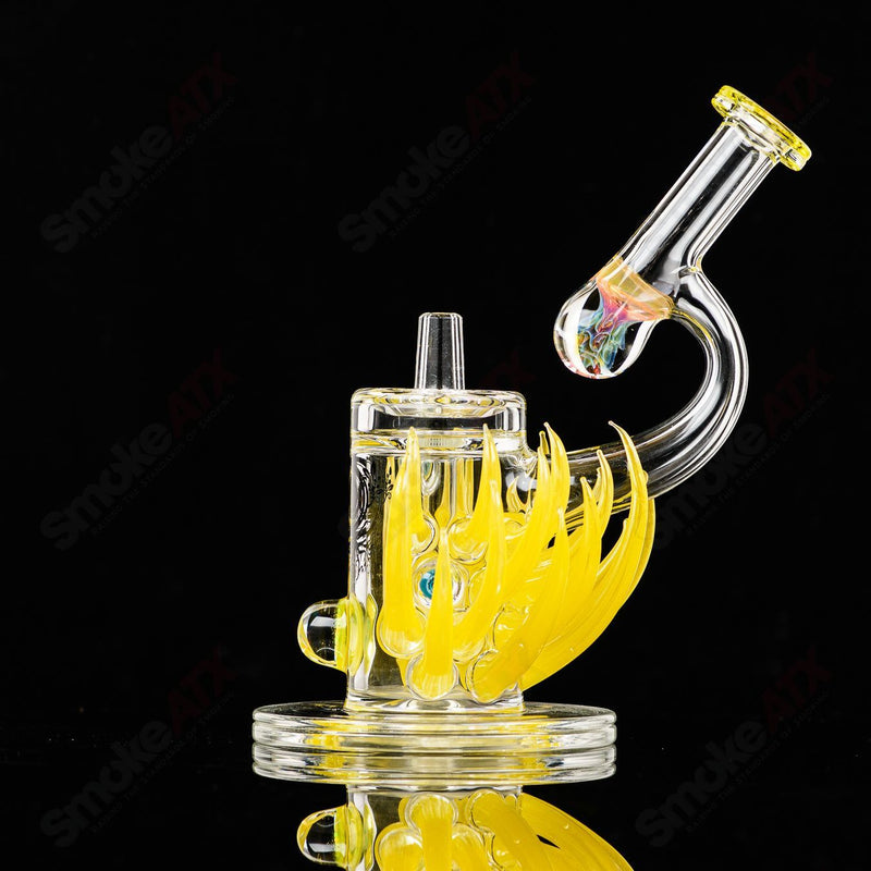 Horned Rig (4.0 Lemondrop ) E.Ross x Freeek Glass - Smoke ATX