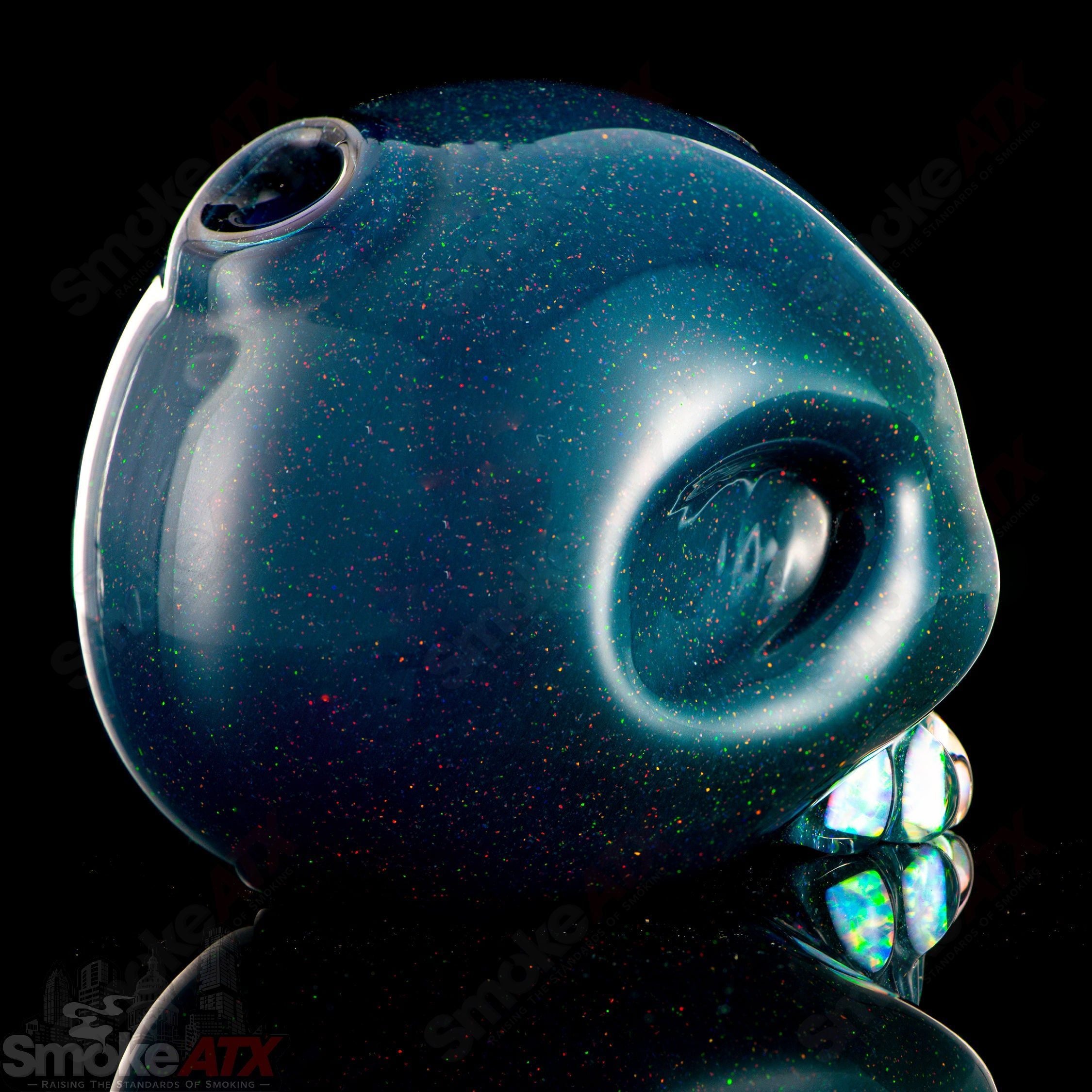 10mm Crushed Blue Skull Shredder Carsten Carlile - Smoke ATX