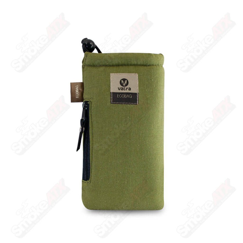 Vatra Bags Green Hemp V23 7” Zip Draw Pouch - Smoke ATX