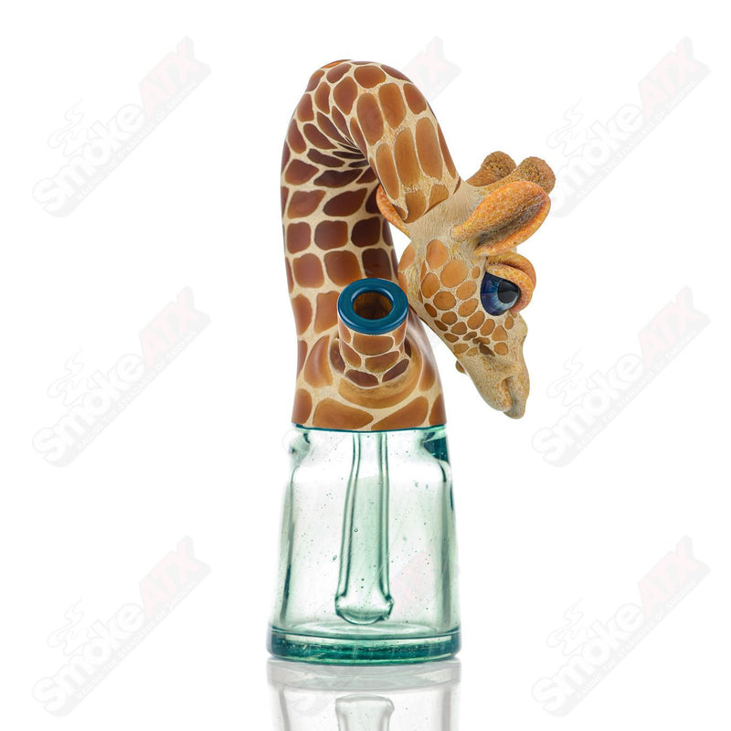 Giraffe Bent Kneck Bottle Rig Robertson Glass Honey Badger & - Smoke ATX
