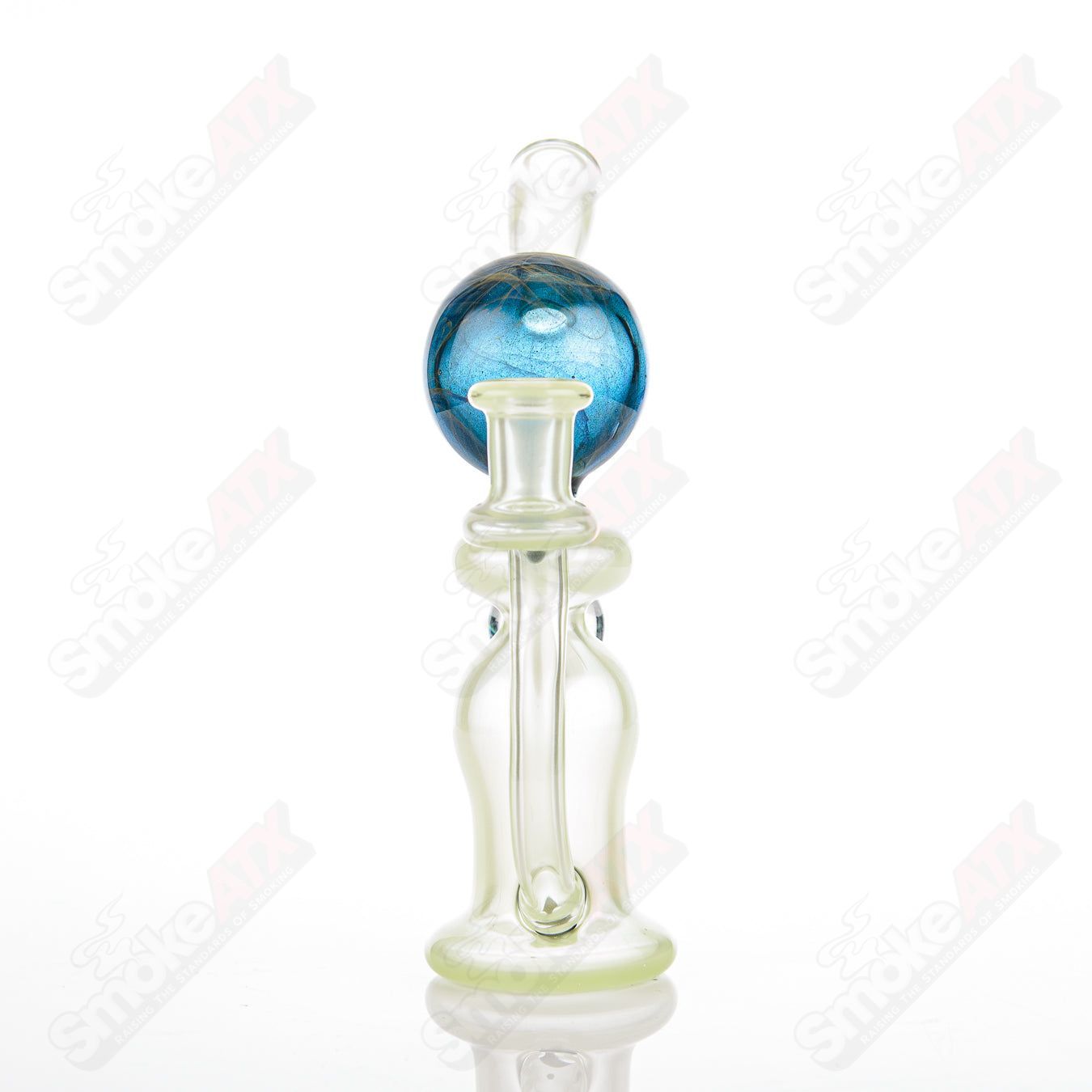 Green Pastel Rig King Leo Glass - Smoke ATX