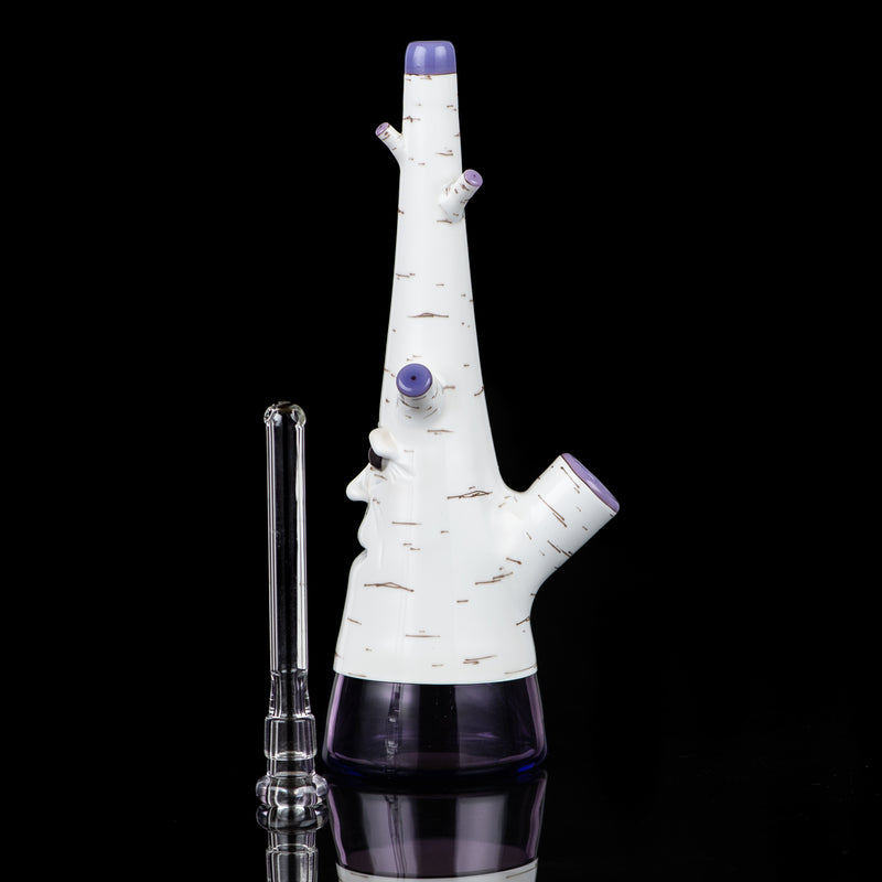 Purple Birch with Face Foster Glass - Smoke ATX