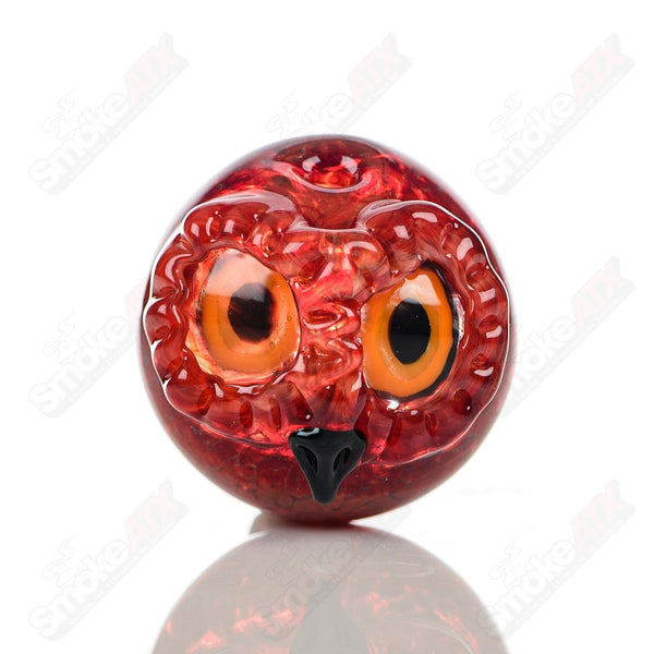 #2 Spotted Owl Carb Cap Four Winds Flameworks - Smoke ATX