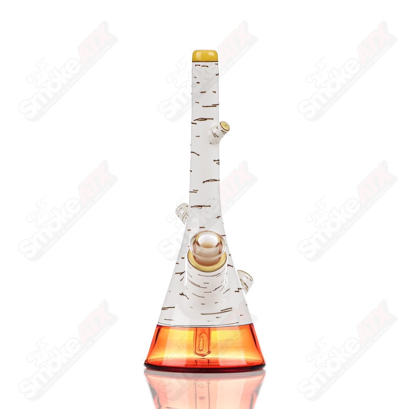 7 Birch Tube Foster Glass - Smoke ATX