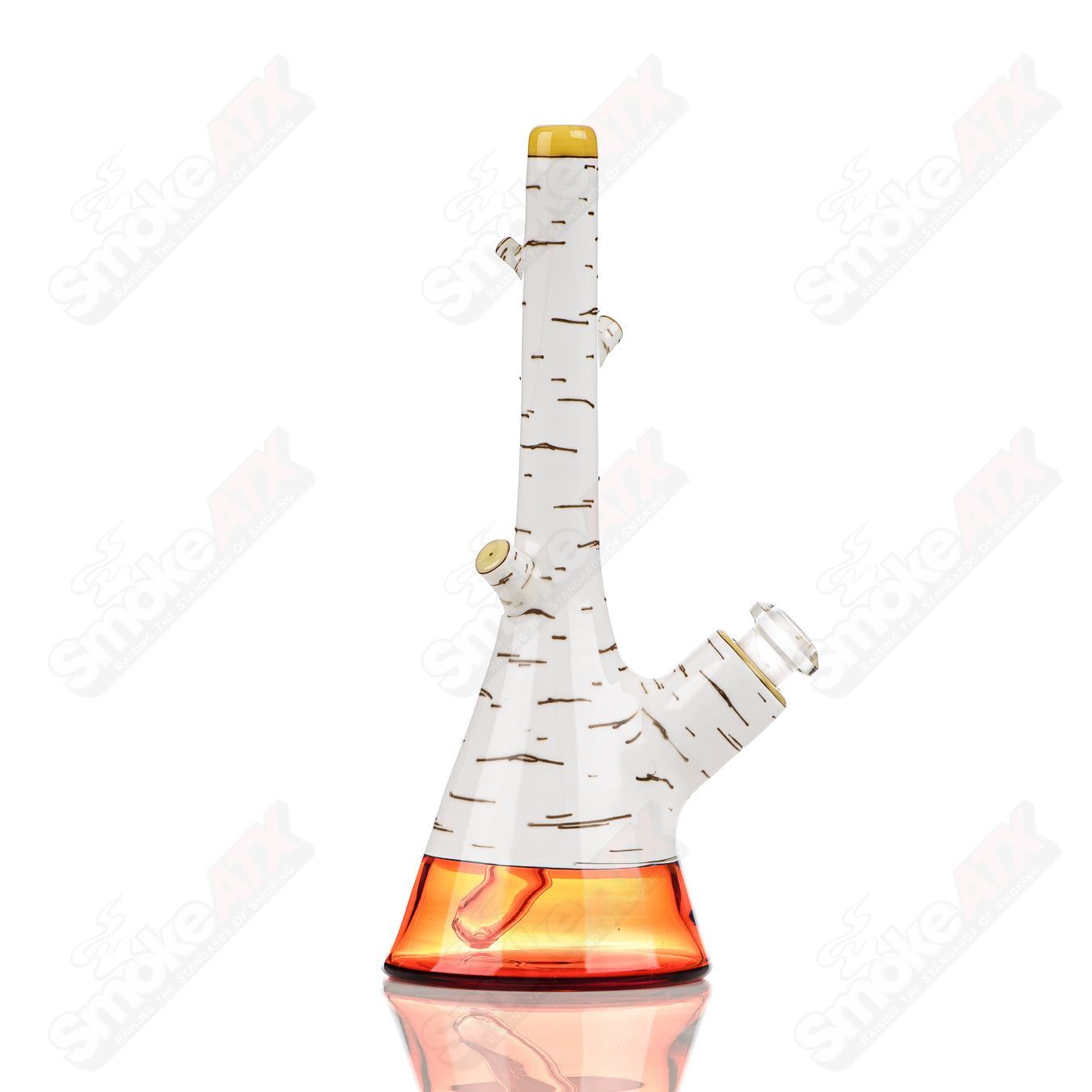 7 Birch Tube Foster Glass - Smoke ATX