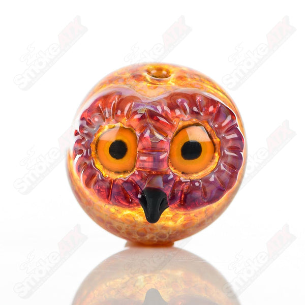 #1 Spotted Owl Carb Cap Four Winds Flameworks - Smoke ATX