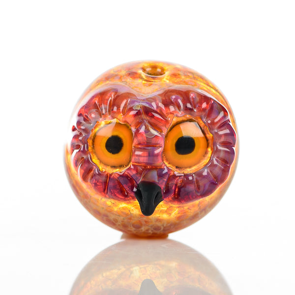 #1 Spotted Owl Carb Cap Four Winds Flameworks - Smoke ATX