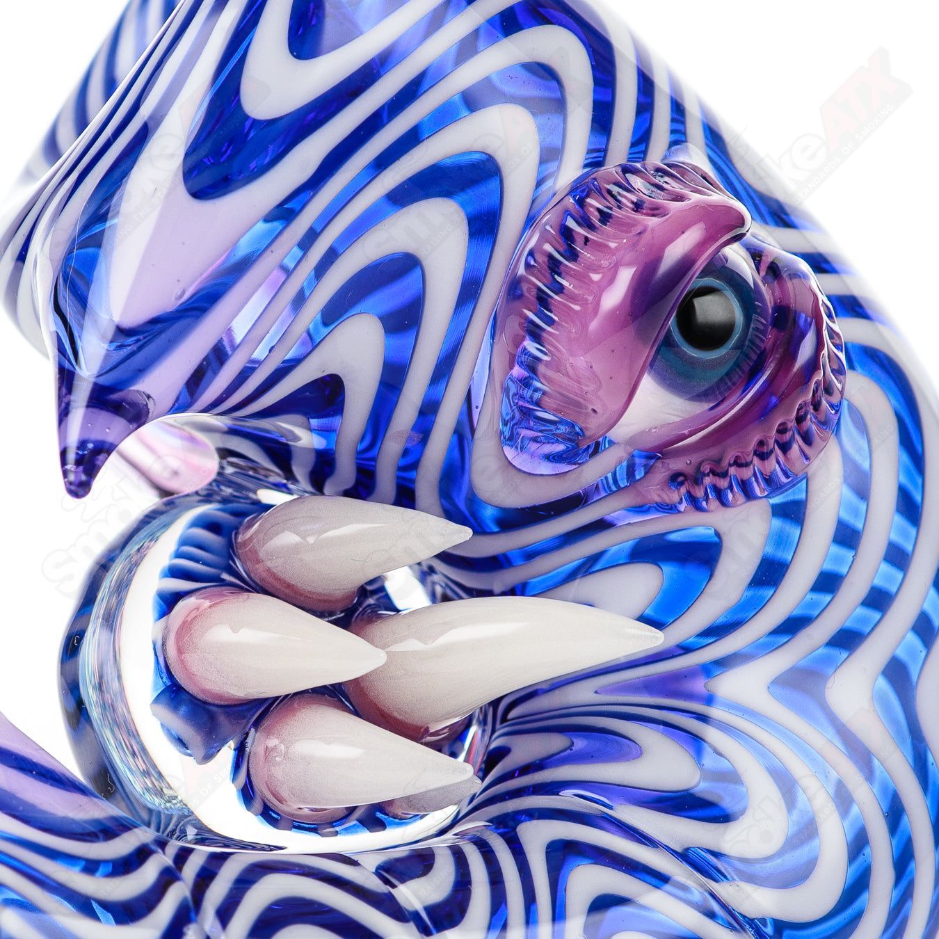 Sherlock (Cobalt Blue/Star White/Royal Jelly) Galactic Glass x SALT - Smoke ATX