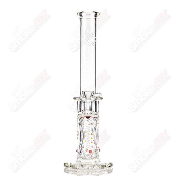 #1 Elementum Membrane Tube with Color Dots Avant-Garde Glass - Smoke ATX