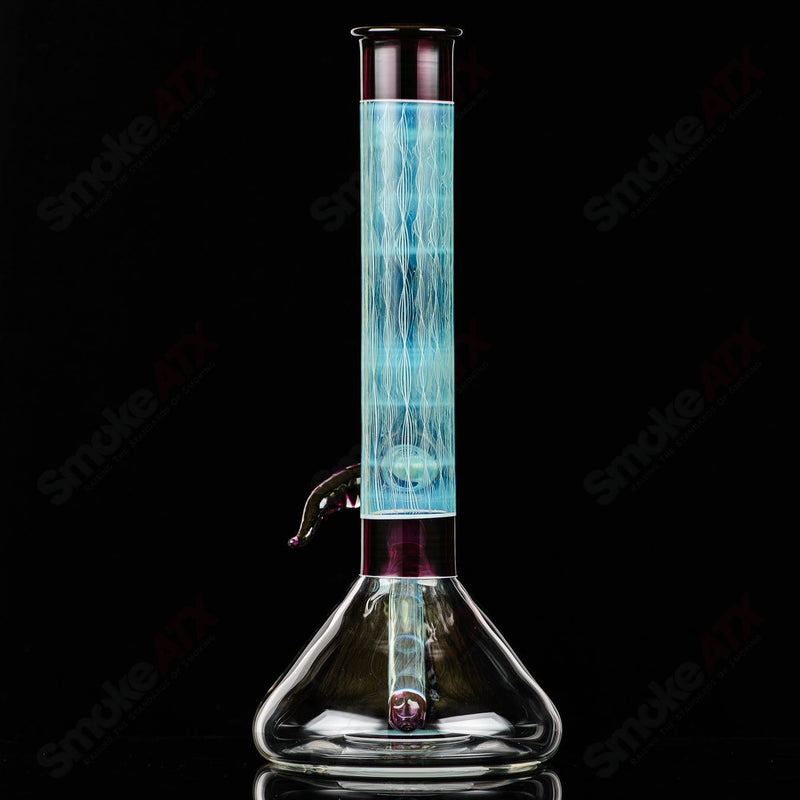 Tube (Gold Amethyst/ White Lotus/ Neptune) w Bowl Indo x GD - Smoke ATX