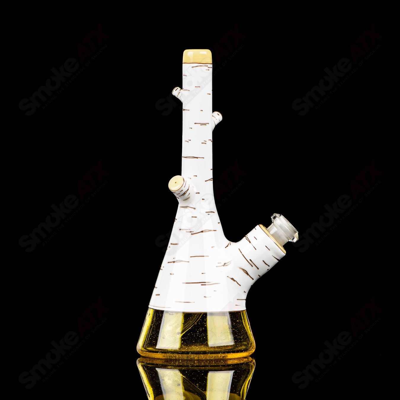 #8 Birch Tube Foster Glass - Smoke ATX