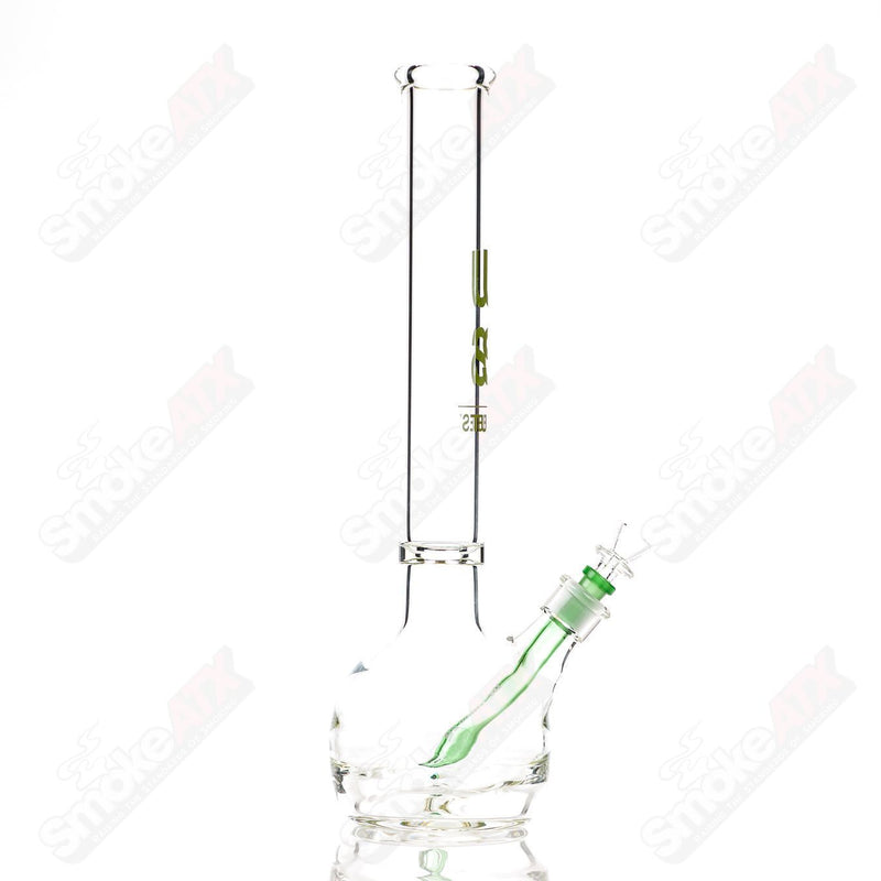 US Tubes Beaker 17" 50x7 -  Constriction - Green Decal - Smoke ATX