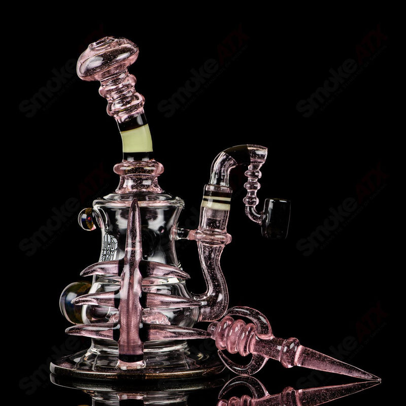 Mib Rig w/ Dabber (Pink CFL) Gordman x Boro Farm - Smoke ATX