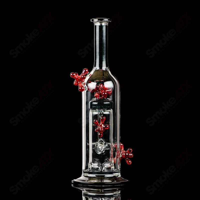 Spore Accented Upline Rig Silver Fox Glass x Jmass (2014) - Smoke ATX