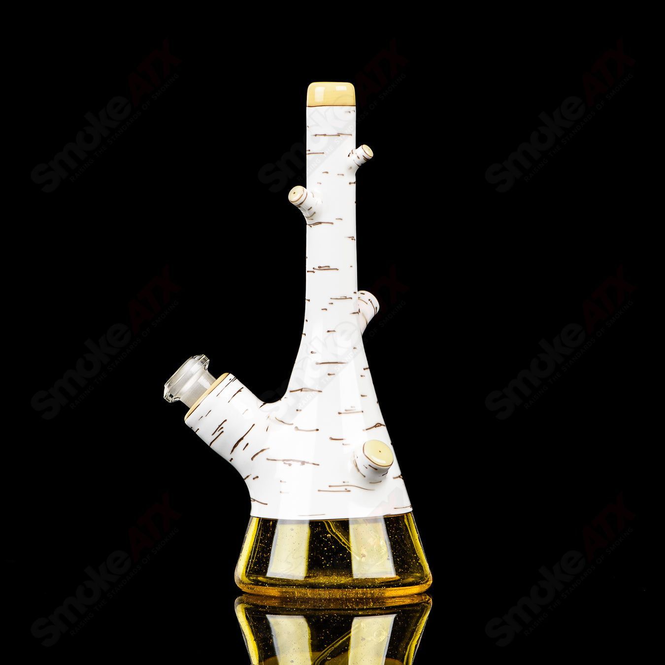 8 Birch Tube Foster Glass - Smoke ATX